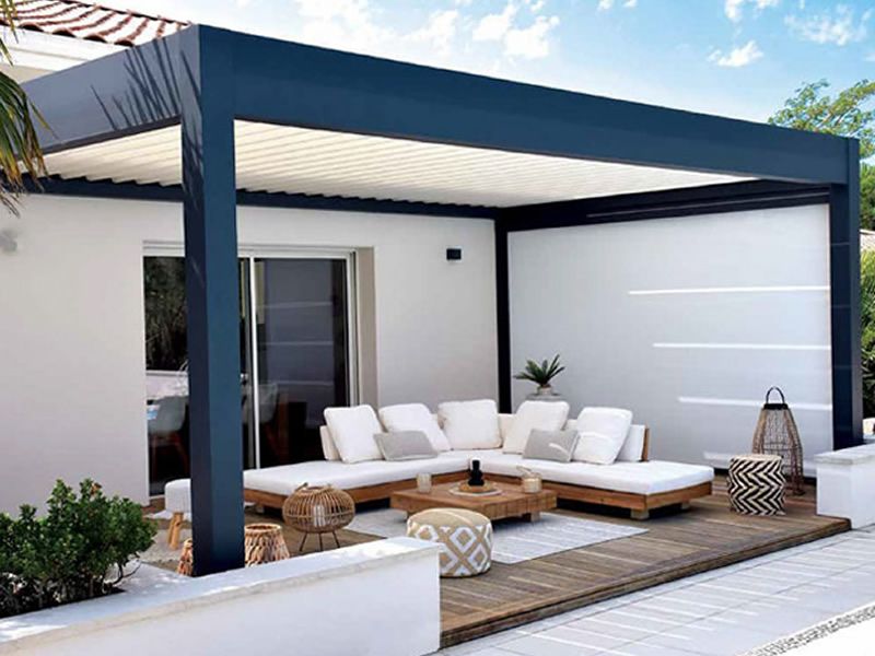 Our Louvered Roof Pergola is Optimized for Style
